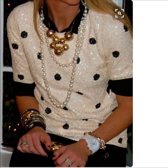 J. Crew sequin top